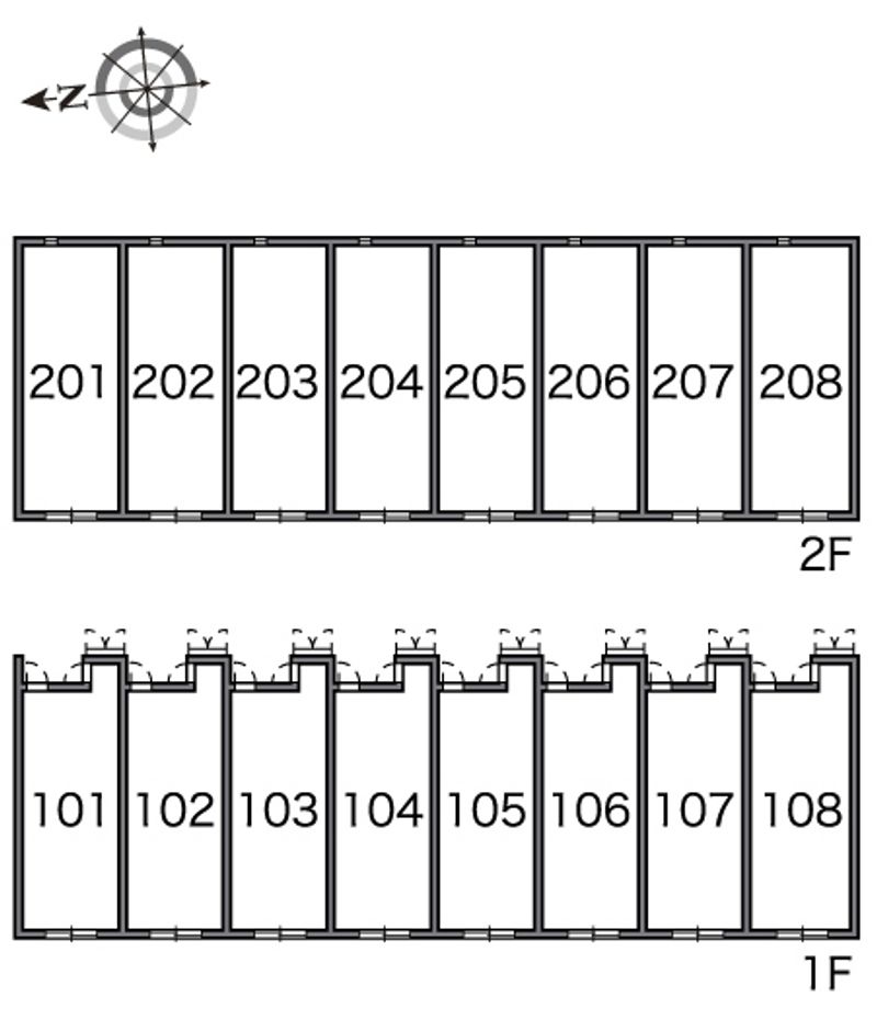 レオネクスト銀河鉄道 間取配置図