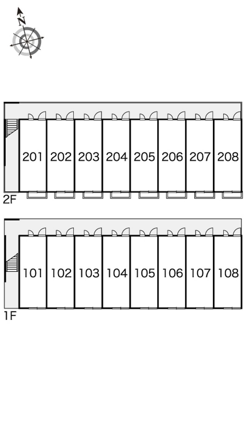 レオパレスエスポワール 間取配置図
