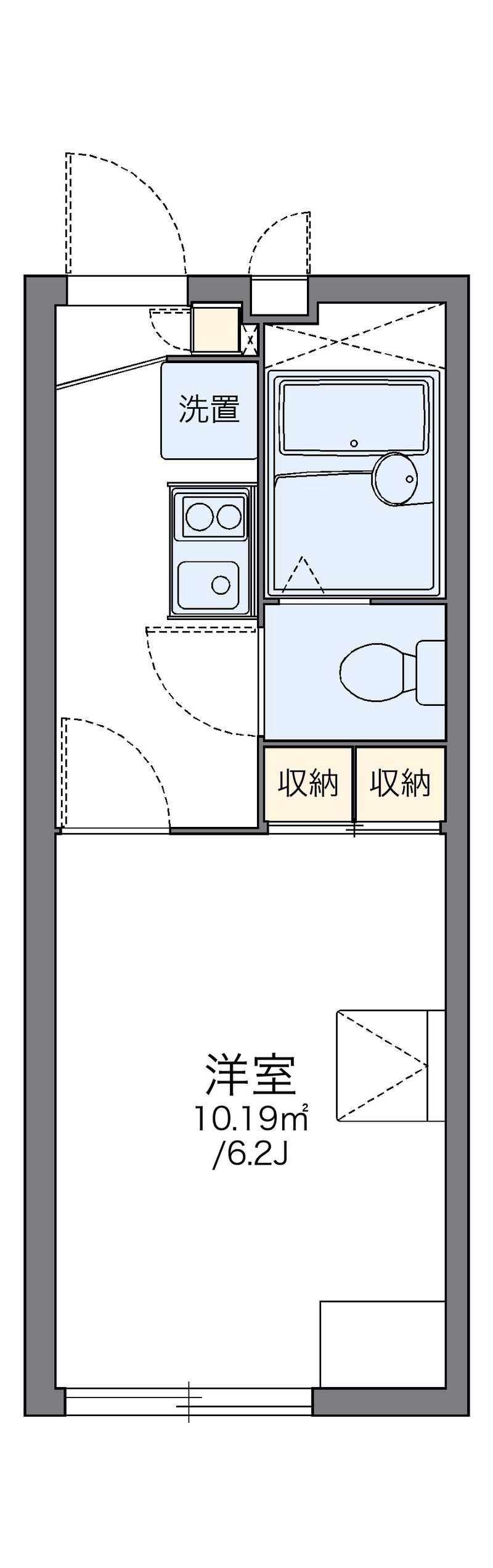 レオパレスエルザ２ 間取図
