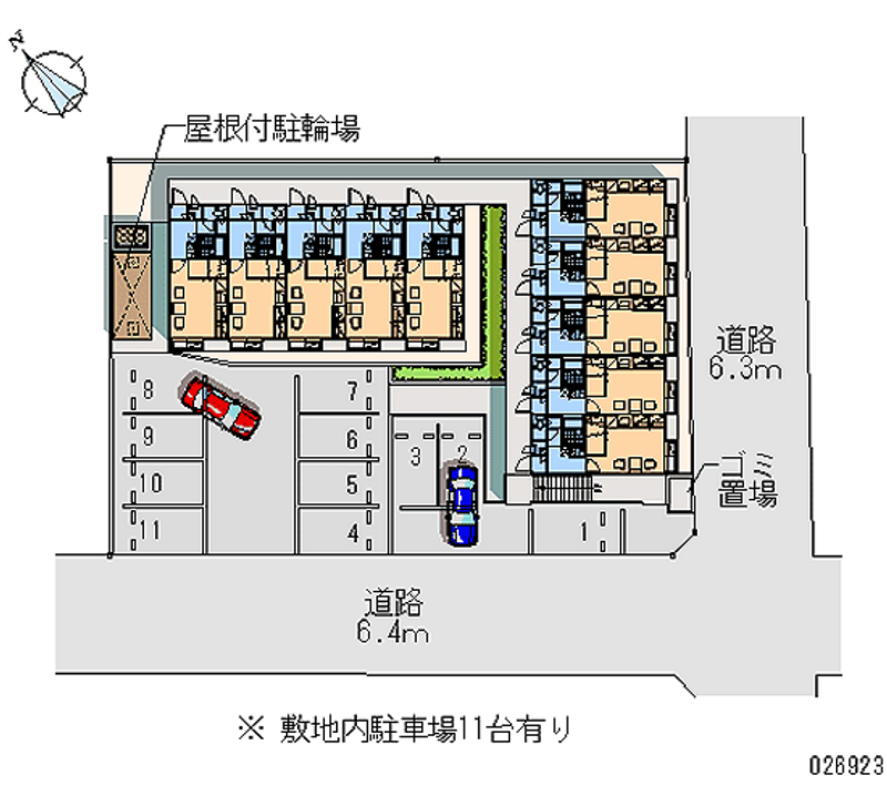 レオパレスセレーノ 月極駐車場