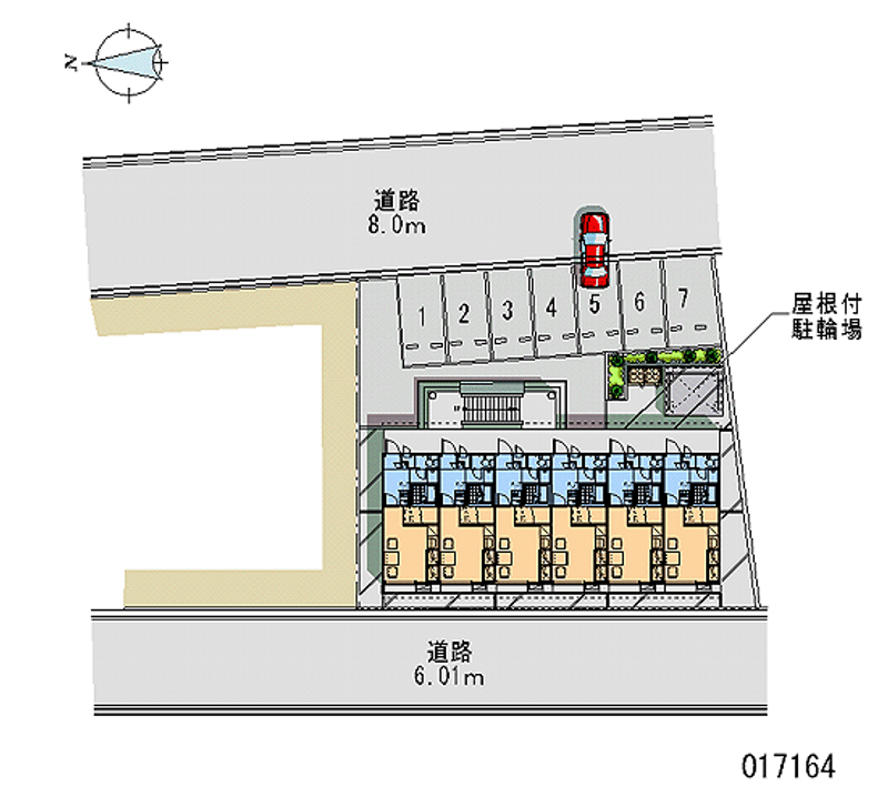 レオパレスアタンドル 月極駐車場