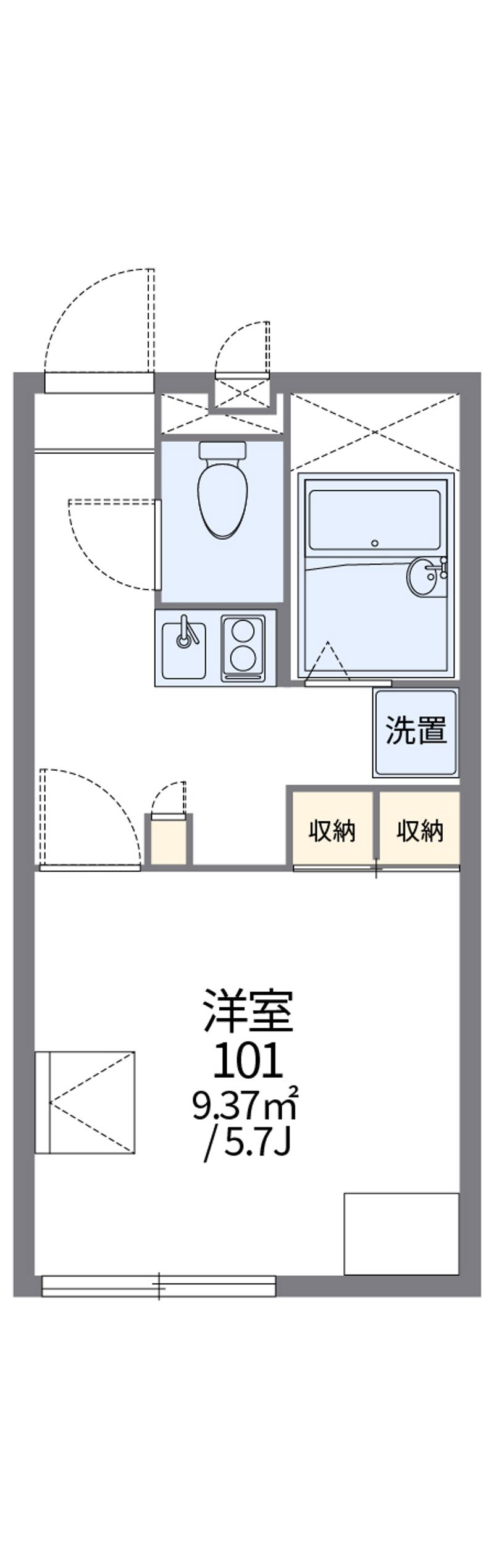 leopalace MIZUKASA II Floor plan