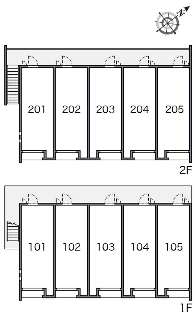 クレイノアビテ 間取配置図
