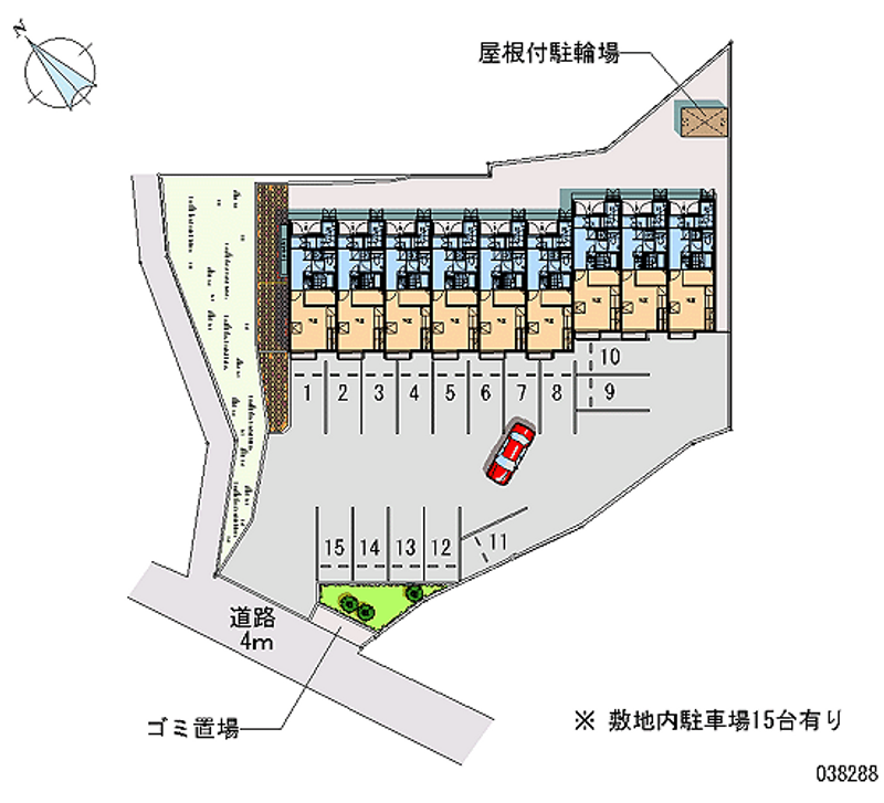 レオパレス瀬戸品野 月極駐車場