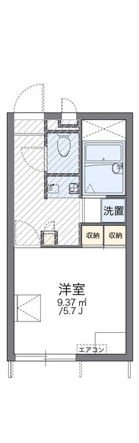 レオパレス国栄 間取り図