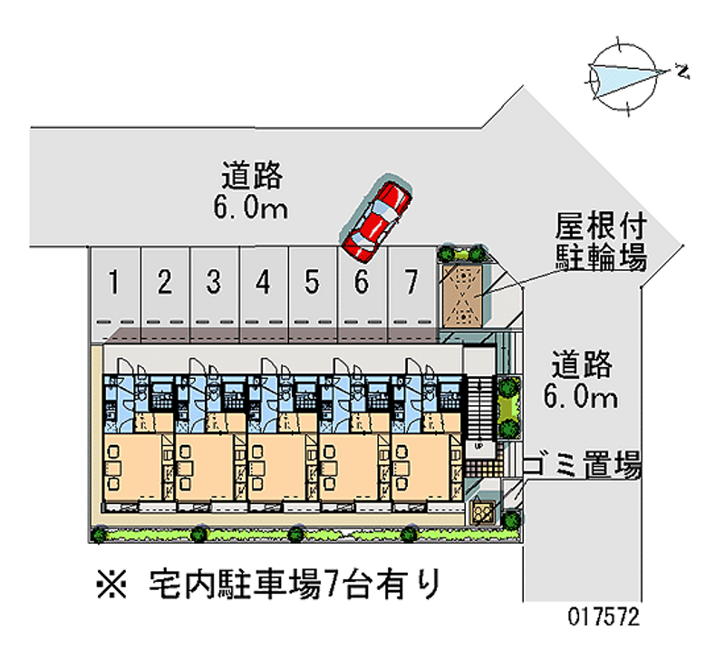 レオパレスシャルマン 月極駐車場