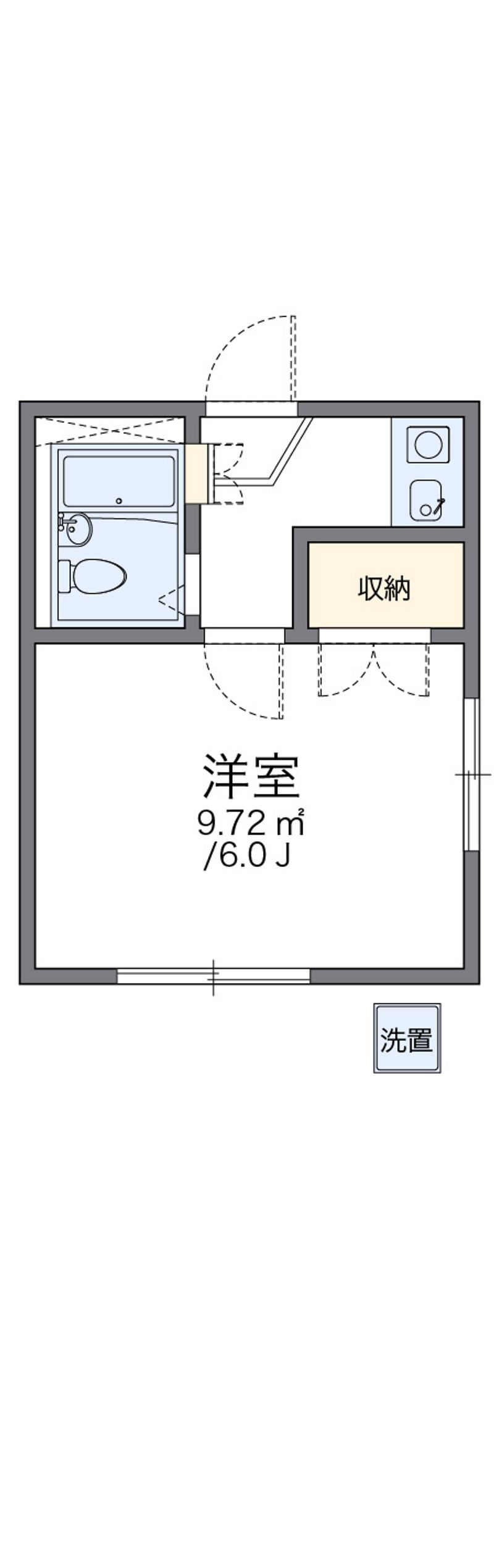 レオパレス土古第２ 間取図