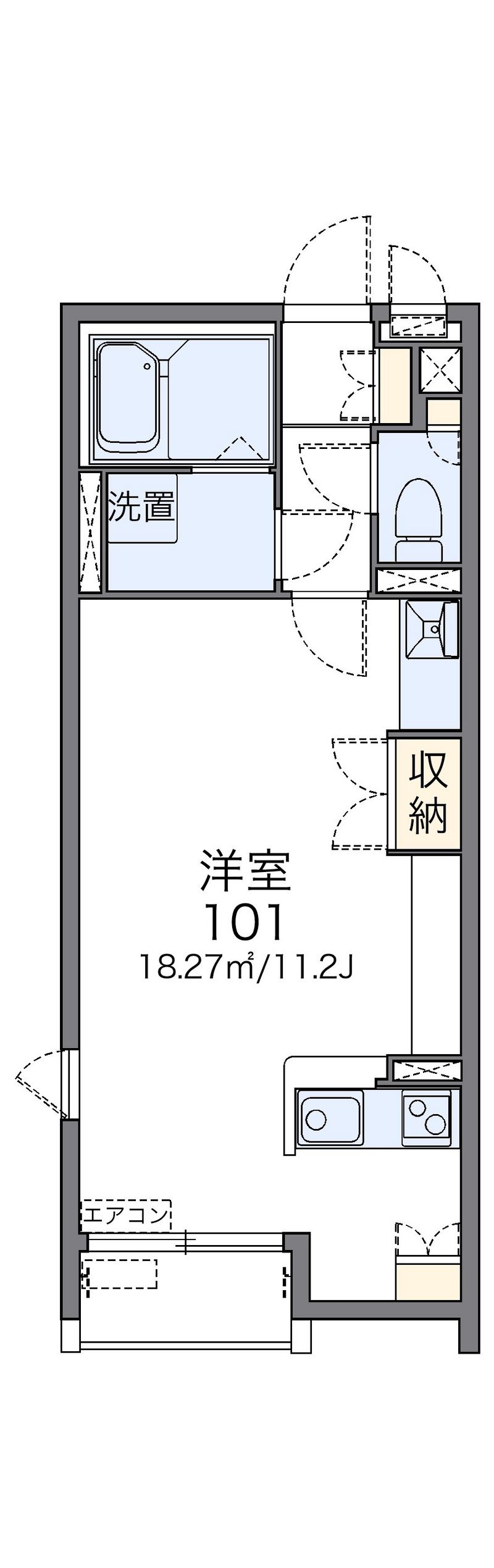 レオネクストグラースⅢ 間取図