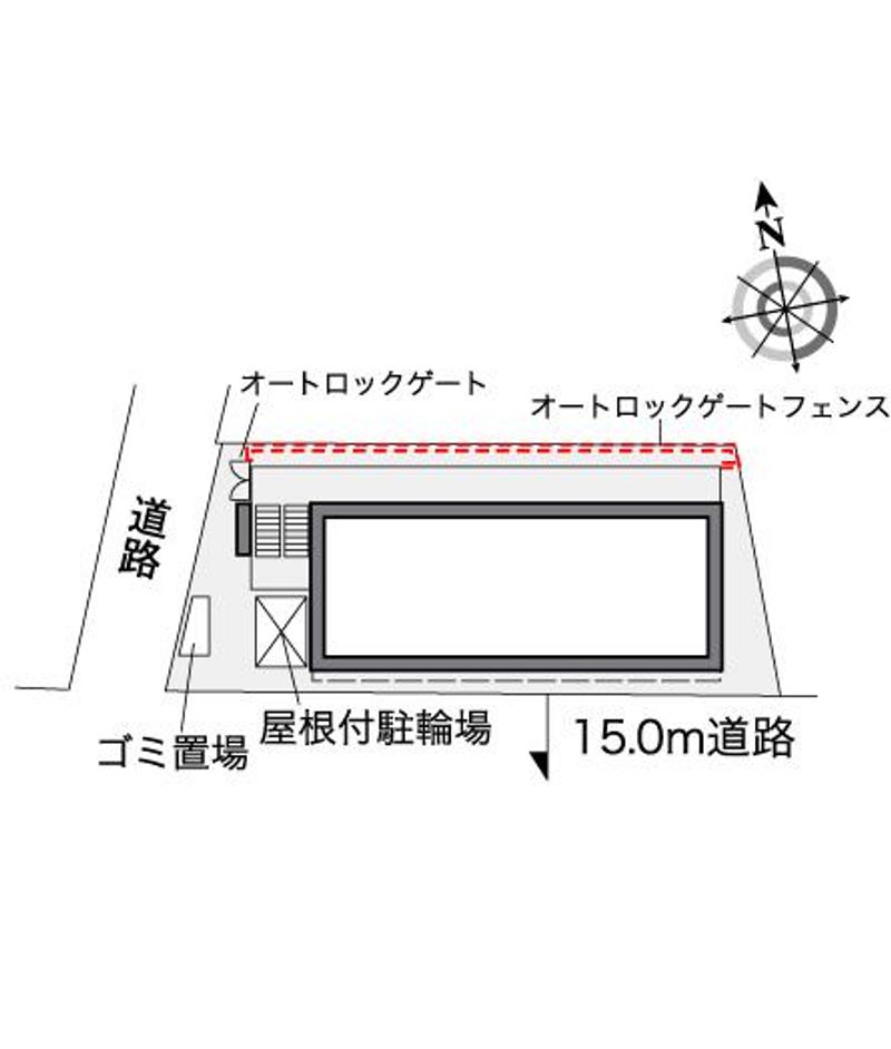 レオパレス光草 配置図