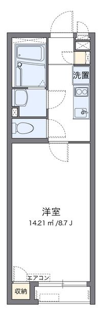 クレイノうれし荘 間取り図