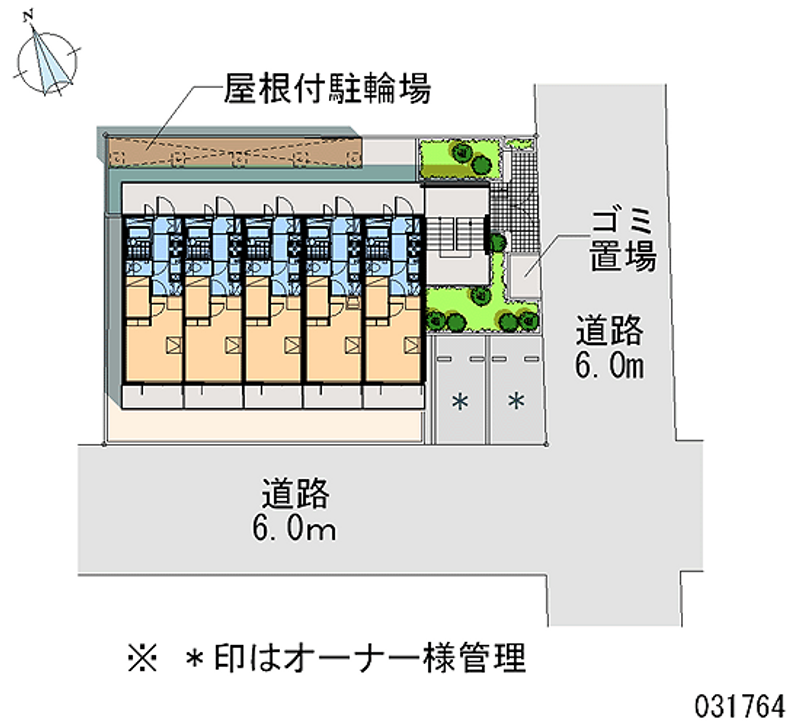 レオパレス言問 区画図