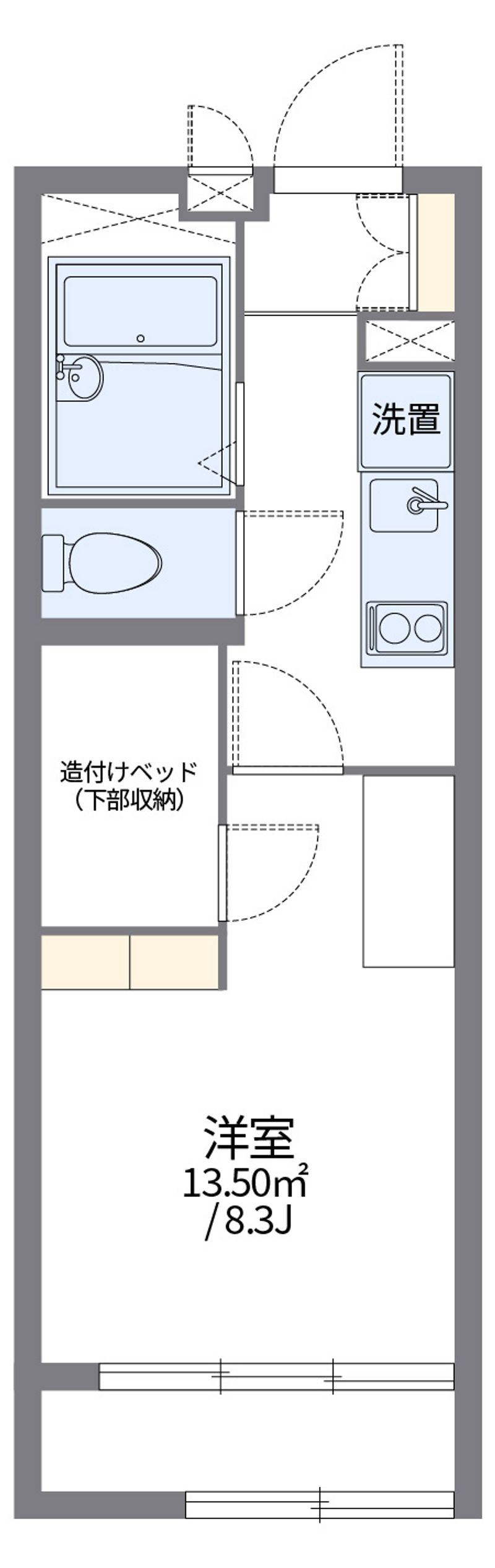 レオパレスルミエール西台 間取図