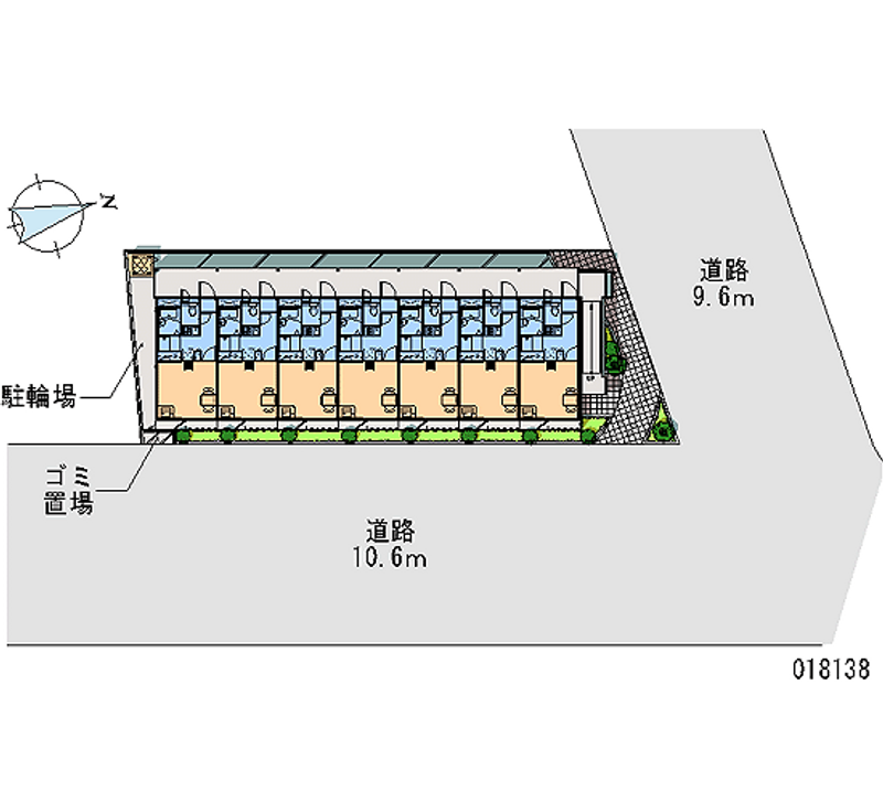 レオパレスみやび 区画図