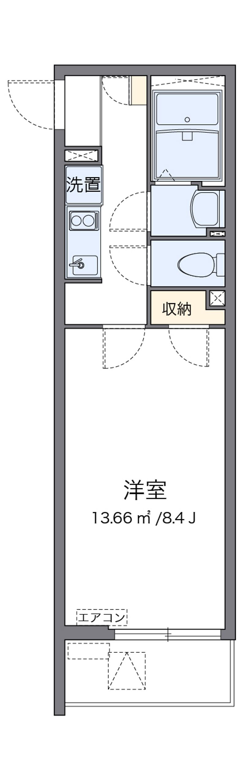 クレイノルナ　ルミエール三郷 間取図