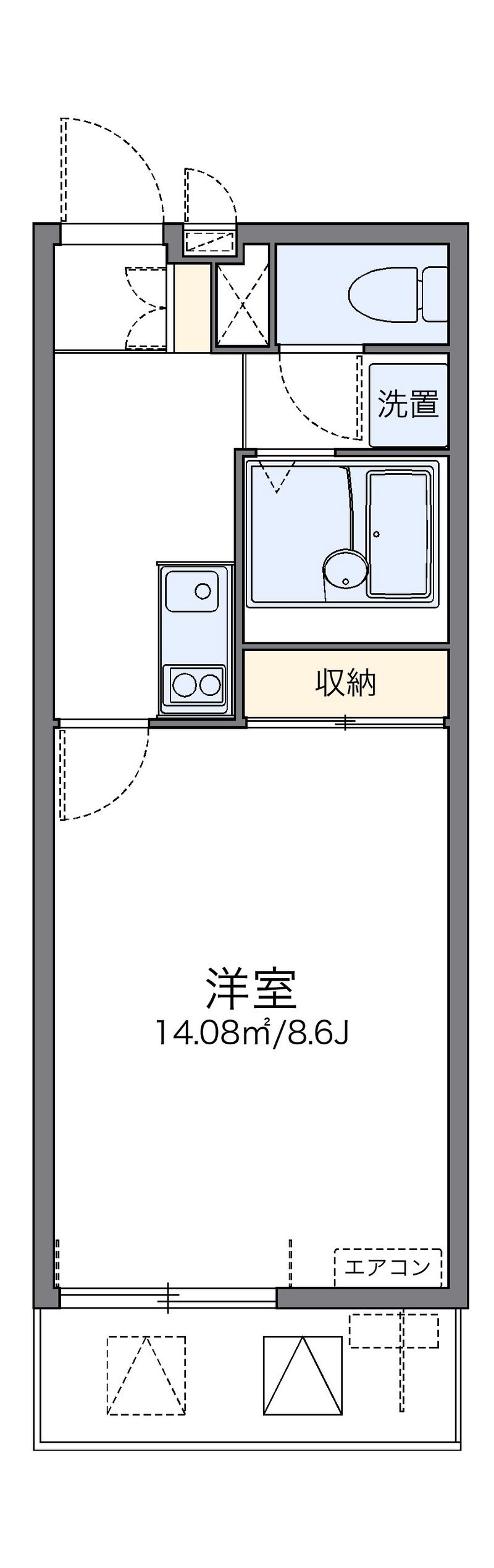レオネクストブルーヴィラⅡ 間取図