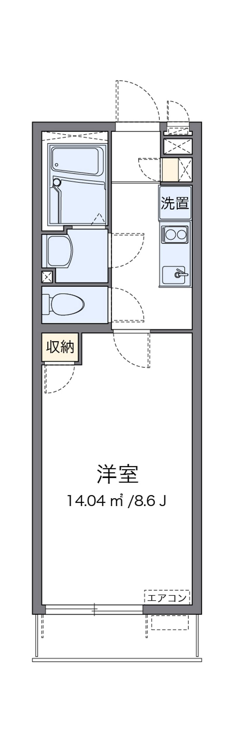 クレイノエスペランサ中原 間取図