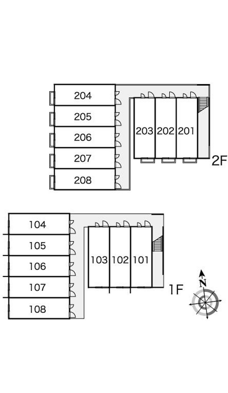 レオパレスＭｅｉ 間取配置図