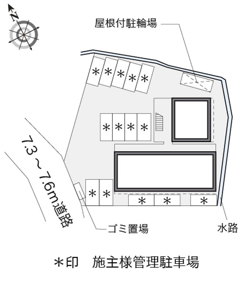 レオパレスＥＬＡＮ 配置図