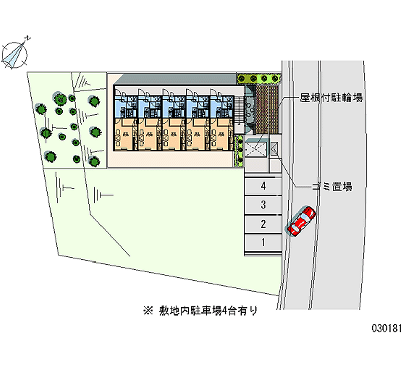 レオパレス藻 月極駐車場