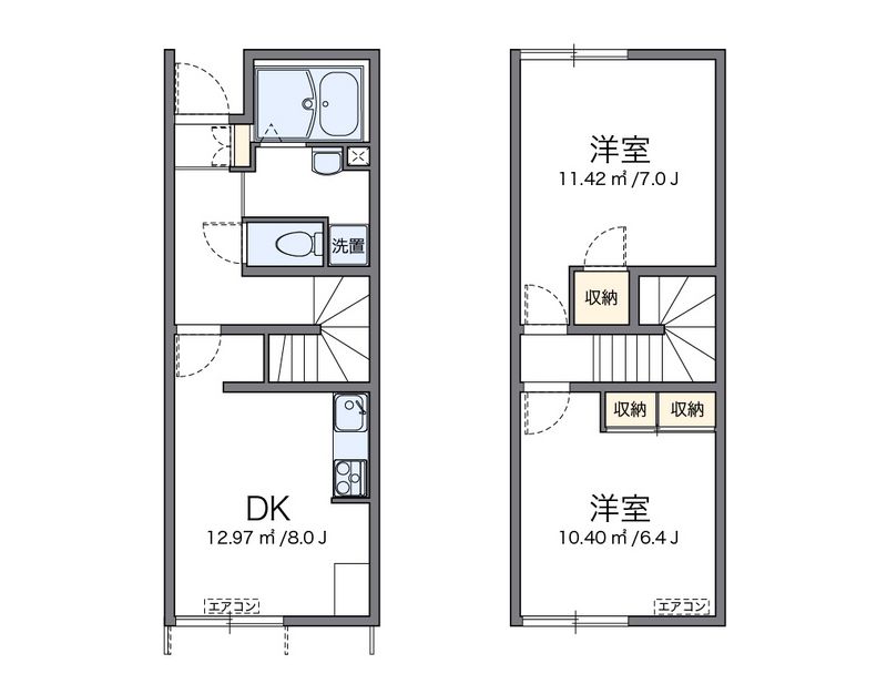 レオパレスポラリス 間取図