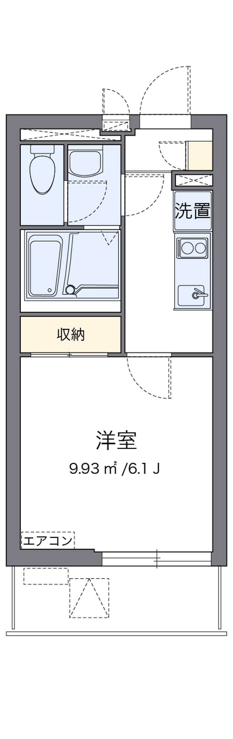 クレイノ南品川ハイツⅢ 間取図