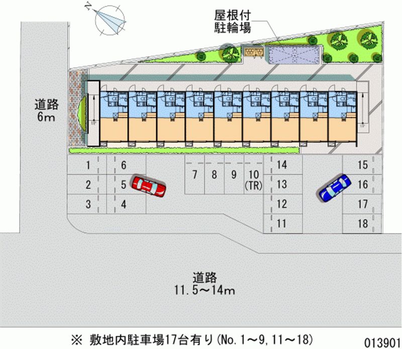 13901 Monthly parking lot