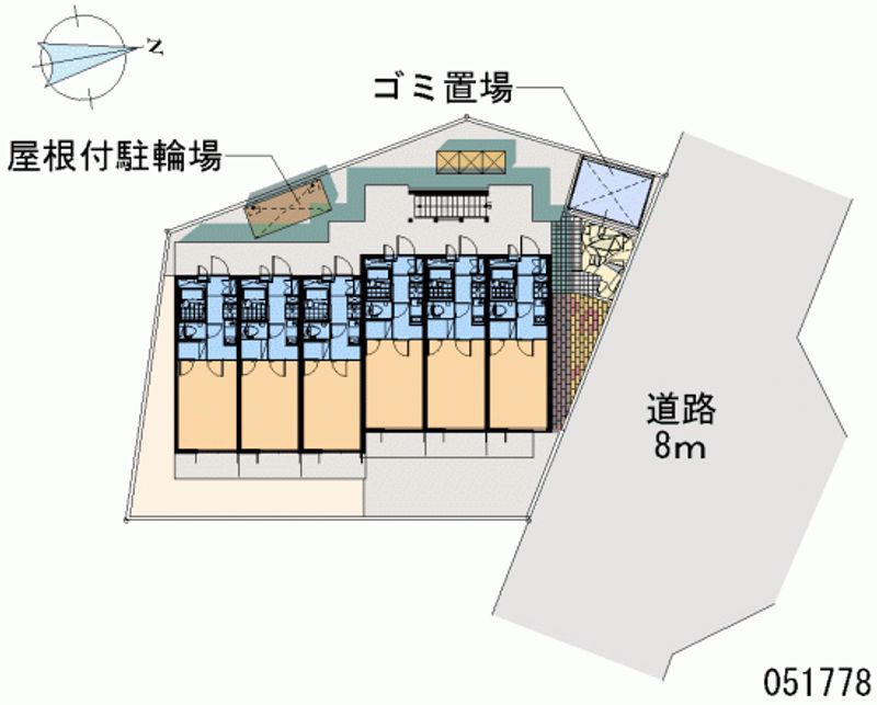 レオパレスヴァンルミエール 区画図