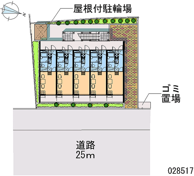 レオパレスＷＩＬＬ 区画図