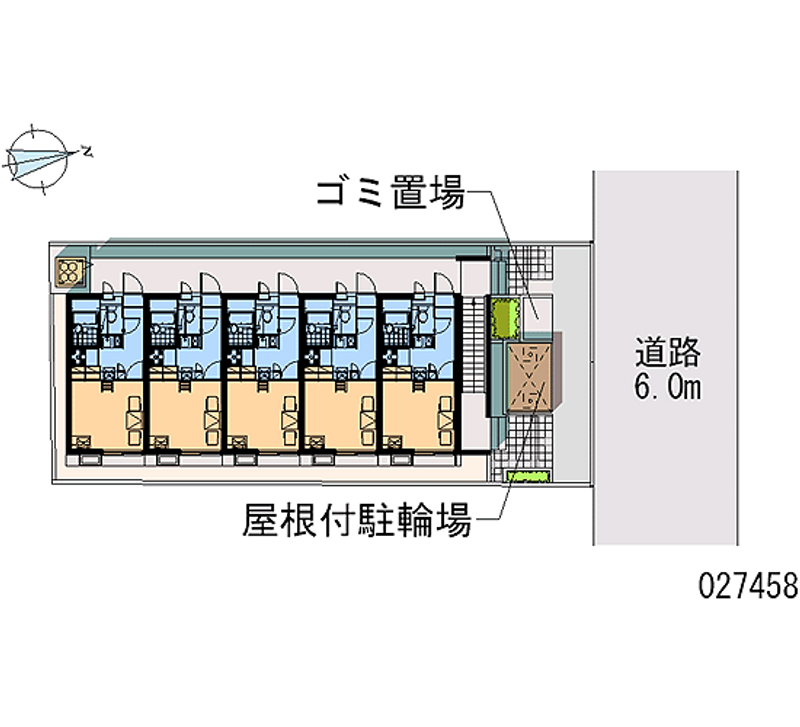 レオパレスミヤコ 区画図