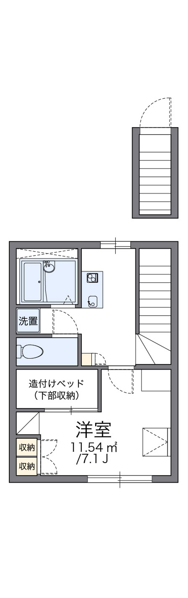 レオパレス松島 間取り