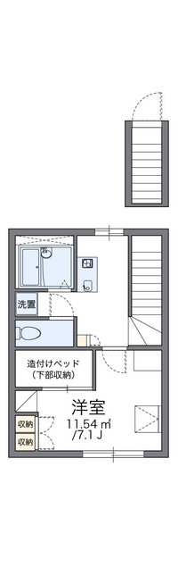 レオパレス松島 間取り図