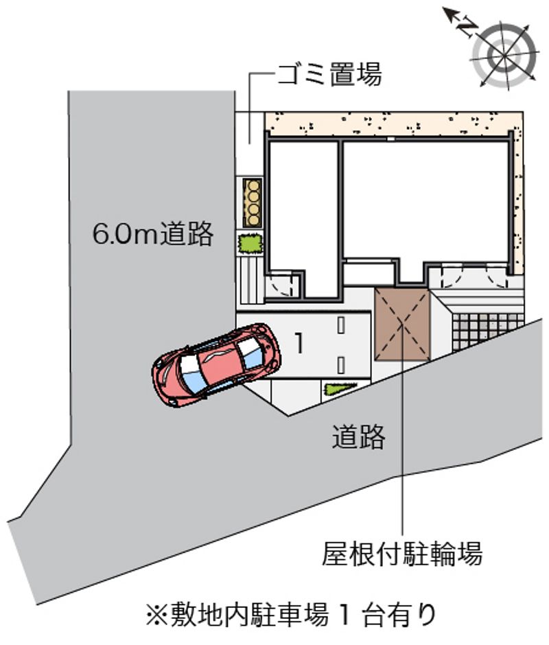 クレイノハイツサンシャイン 配置図