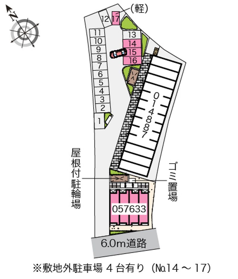 クレイノベルデュールⅡ 配置図