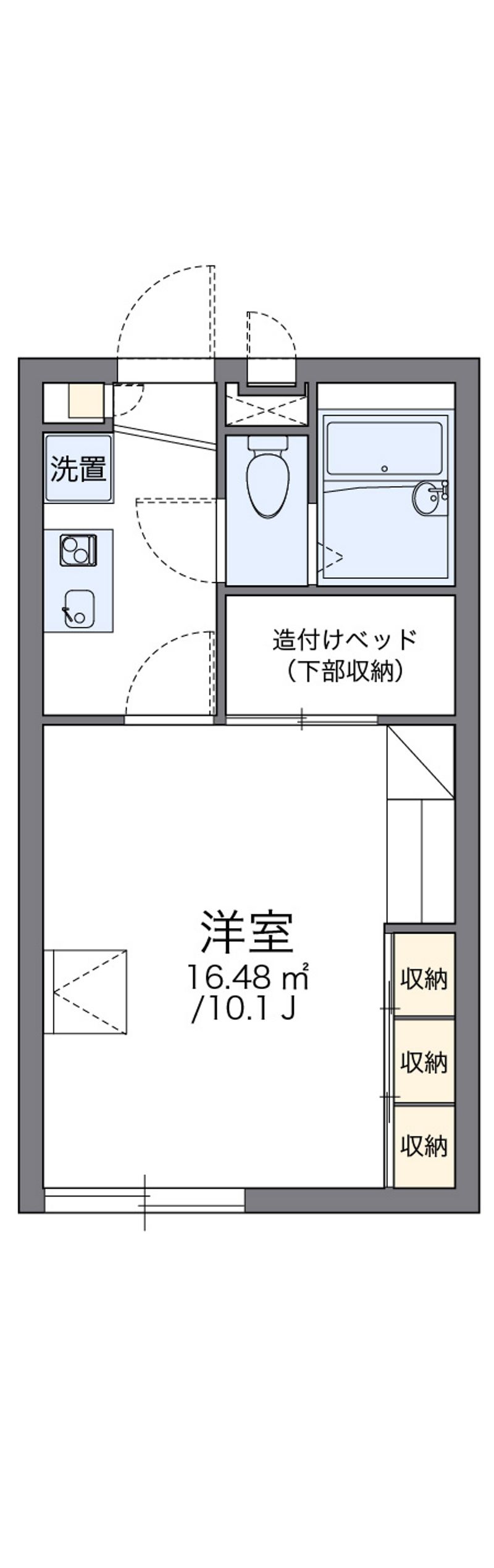 レオパレスショコラⅡ 間取り