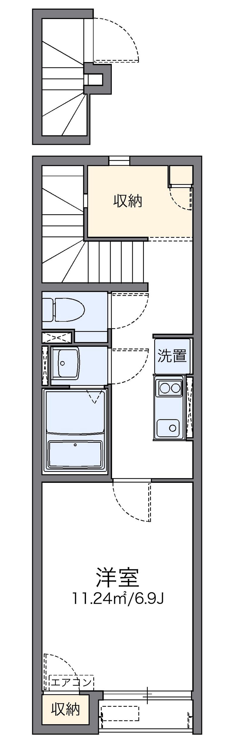 レオネクストしんどう 間取図