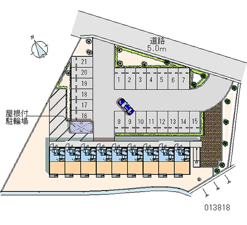 13818 Monthly parking lot