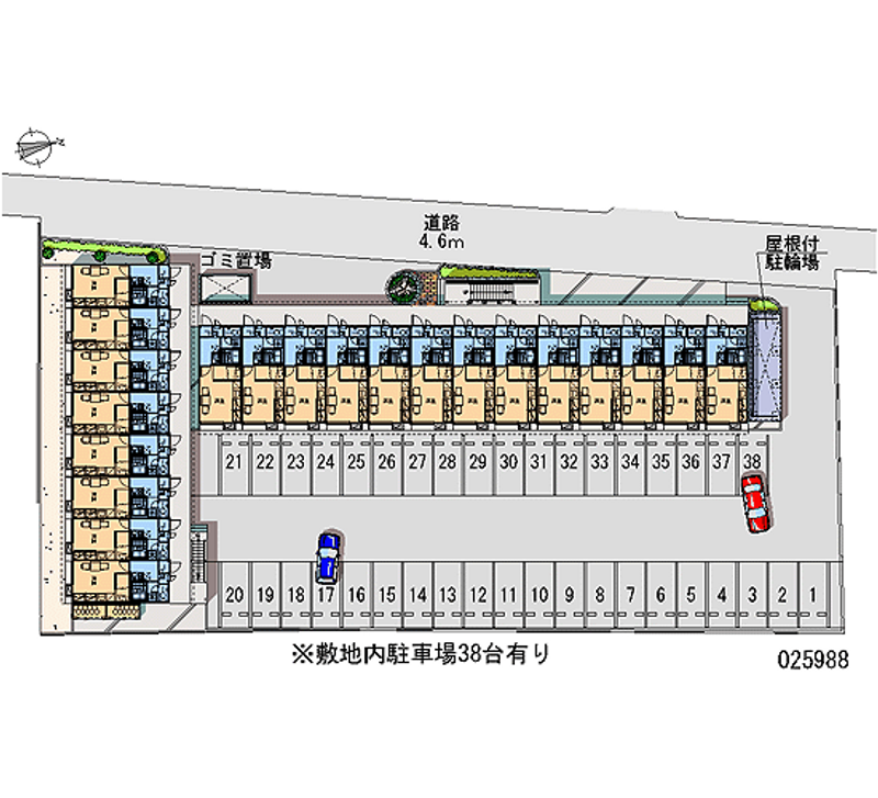 25988 Monthly parking lot