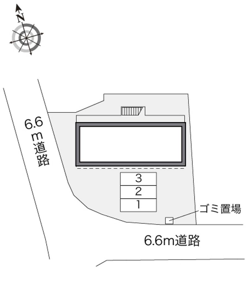 レオパレス幸 配置図