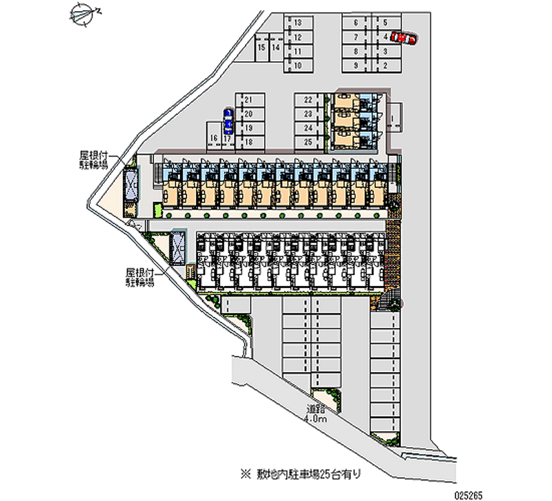 25265月租停车场