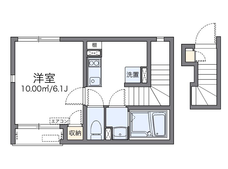 レオネクストカローレⅡ 間取図