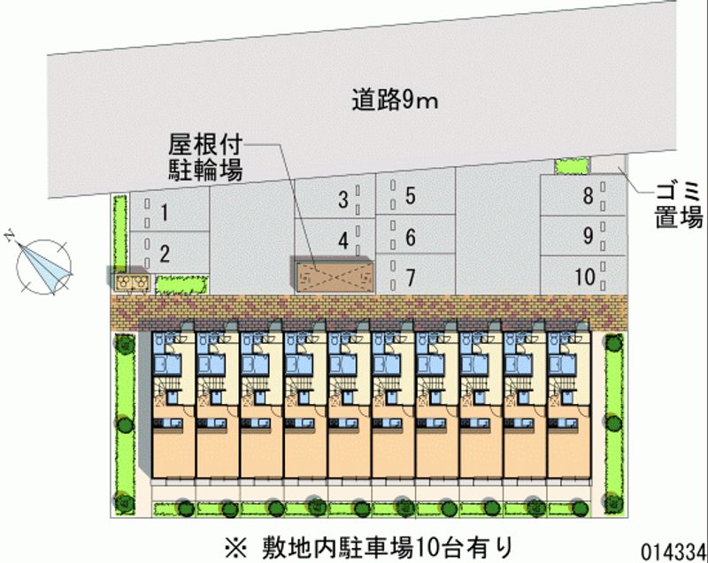 14334月租停車場