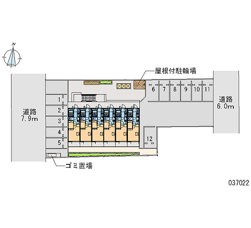 37022月租停车场