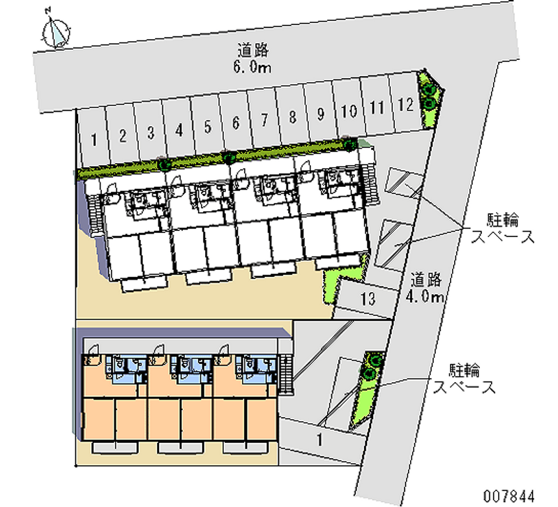 レオパレス大巻Ａ 月極駐車場