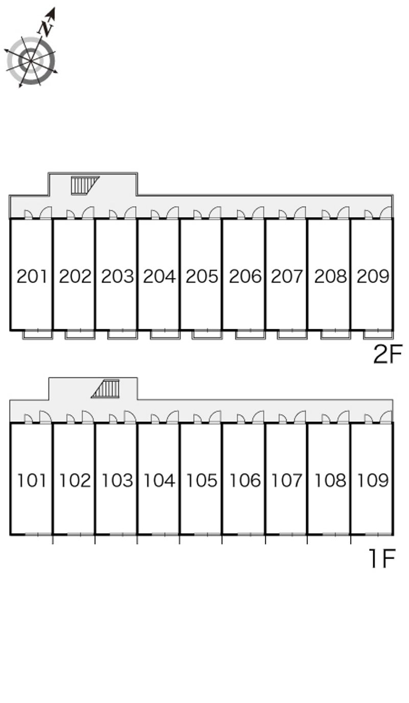 レオパレスシャーペルサン 間取り配置図