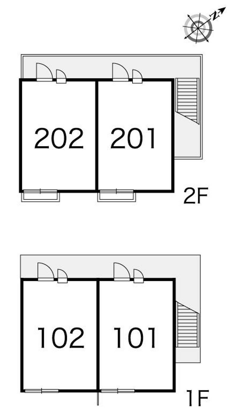 レオパレスさくらブリッサⅢ 間取り配置図