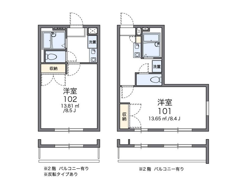 レオパレス５０（ゴトー） 間取図