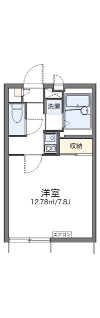 レオパレスアネモス 間取り図