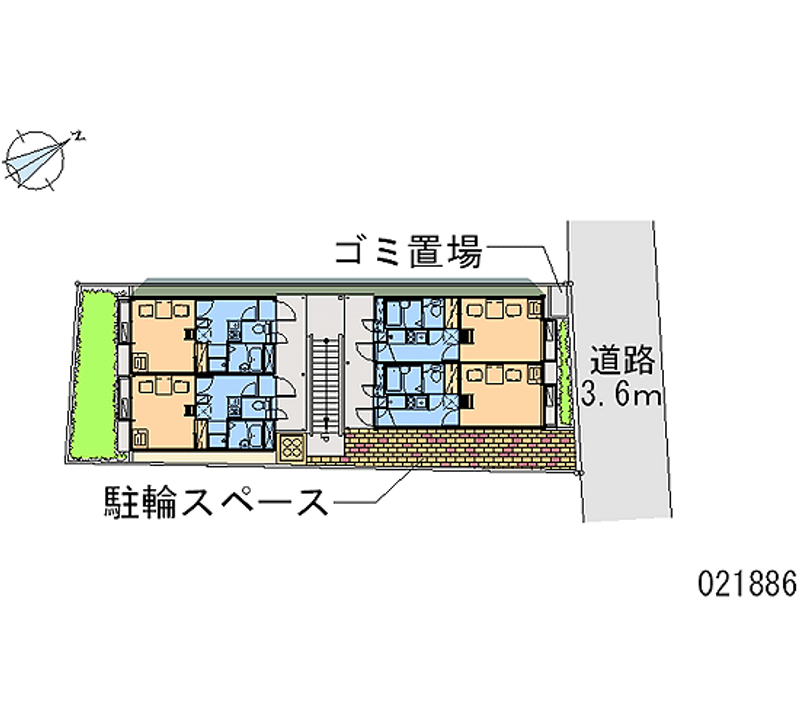 レオパレスいずみ 区画図