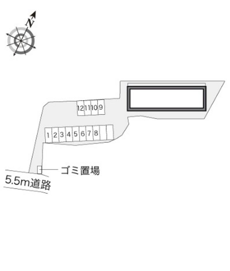 レオパレスＭｉｗａ 駐車場