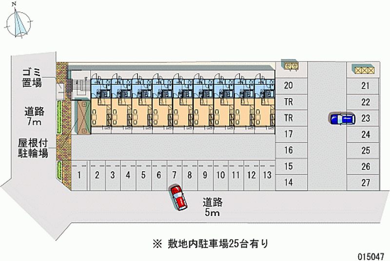 15047 Monthly parking lot